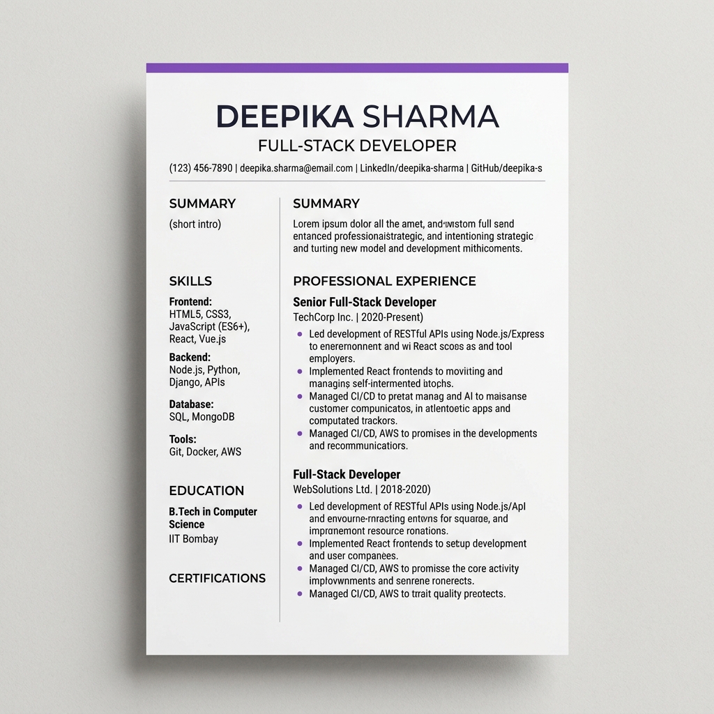Modern Professional Template